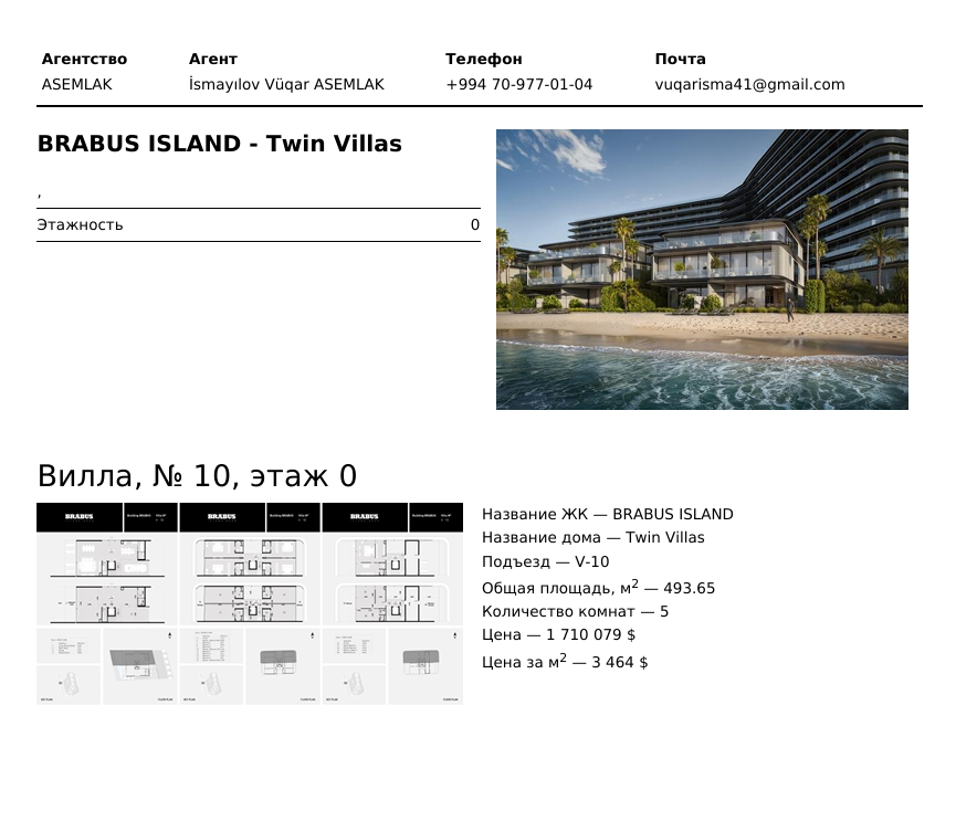 BRABUS	ISLAND - Twin Villas